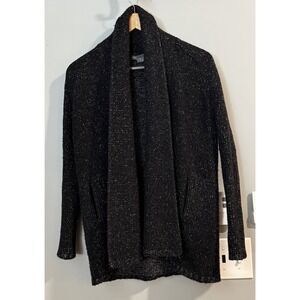 Vince Sweater Wool Cashmere Silk‎ Open Front Cardigan Pockets Womens Small